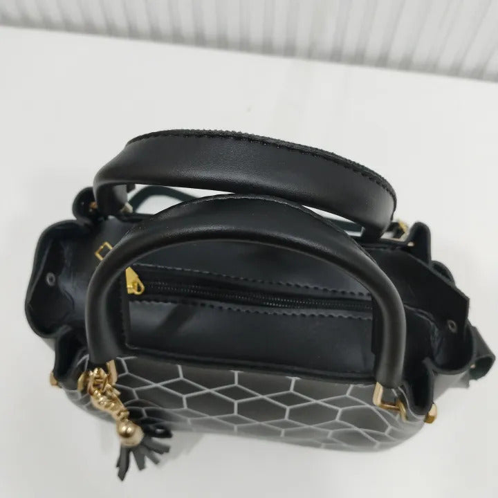 Classy Structured Black Handbag