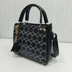 Classy Structured Black Handbag